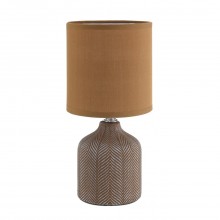 LUMION 8175/1T COUNTY LN25 000 коричневый, керамика/текстиль Настольная лампа E14 1*40W 220V ININA