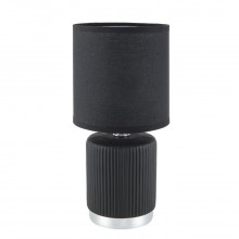 LUMION 8179/1T COUNTY LN25 000 черный, керамика/текстиль Настольная лампа E14 1*40W 220V KAISA