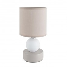 LUMION 8180/1T MODERNI LN25 000 светло-серый, керамика/текстиль Настольная лампа E14 1*40W 220V LALA