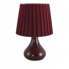 LUMION 8185/1T COUNTY LN25 000 бордовый, керамика/текстиль Настольная лампа E14 1*40W 220V NAINA