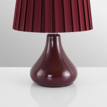 LUMION 8185/1T COUNTY LN25 000 бордовый, керамика/текстиль Настольная лампа E14 1*40W 220V NAINA