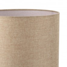 LUMION 8250/1T MODERNI LN25 000  никель/бежевый, металл/текстиль Настольная лампа Е27 60W 220V NIKKI