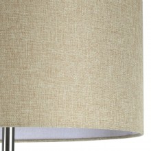 LUMION 8250/2F MODERNI LN25 000  никель/бежевый, металл/текстиль Торшер Е27 2*60W 220V NIKKI