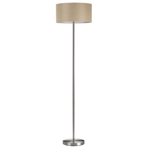 LUMION 8250/2F MODERNI LN25 000  никель/бежевый, металл/текстиль Торшер Е27 2*60W 220V NIKKI