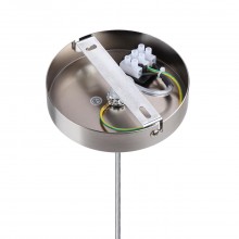 LUMION 8250/3 MODERNI LN25 000  никель/бежевый, металл/текстиль Подвес Е27 3*60W 220V NIKKI