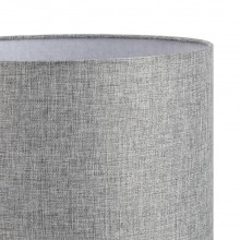 LUMION 8251/1T MODERNI LN25 000  никель/серый, металл/текстиль Настольная лампа Е27 60W 220V NIKKI