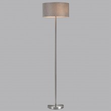 LUMION 8251/2F MODERNI LN25 000  никель/серый, металл/текстиль Торшер Е27 2*60W 220V NIKKI