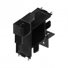 NOVOTECH 135282 SHINO NT24 174 черный Соединитель «Г» токопроводящий для шинопровода в ГКЛ (для арт.