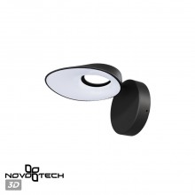NOVOTECH 359405 STREET NT24 000 черный Светильник ландшафтный настенный IP54 LED 4W 220-240V 4000K 3