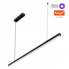 NOVOTECH 359442 OVER NT24 294 черный Светильник подвесной диммир. со сменой цв.темпер. (пульт ДУ/при