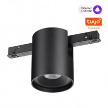 NOVOTECH 359517 SHINO NT24 130 черный Трековый низковольт. св-к диммир. со сменой цв.температуры, пу