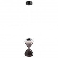 ODEON LIGHT 5092/4L PENDANT ODL25 415 черный/прозрачн/дымчатый градиент/металл/стекло Подвес LED 4W 