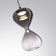 ODEON LIGHT 5092/4LA PENDANT ODL25 415 черный/дымчатый градиент/прозрачн./металл/стекло Подвес LED 4