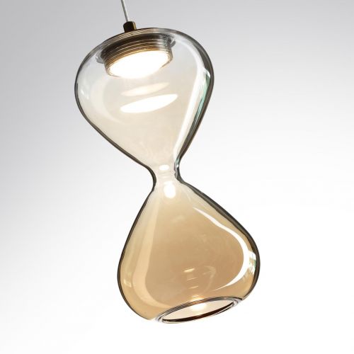 ODEON LIGHT 5093/4L PENDANT ODL25 415 античн.бронза/прозрачн./янтарный градиент/металл/стекло Подвес