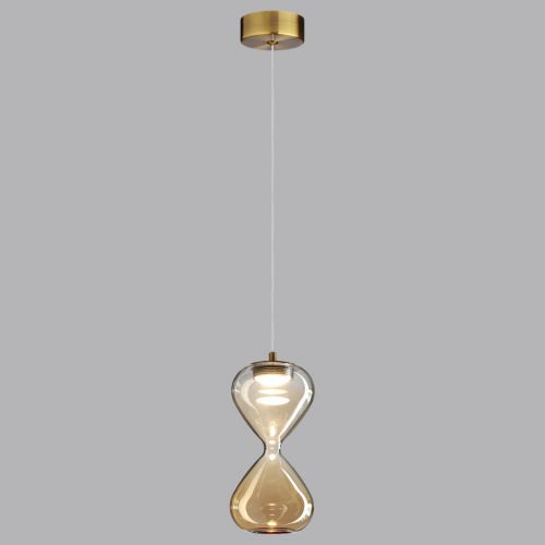ODEON LIGHT 5093/4L PENDANT ODL25 415 античн.бронза/прозрачн./янтарный градиент/металл/стекло Подвес