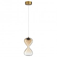 ODEON LIGHT 5093/4LA PENDANT ODL25 415 античн.бронза/янтарный градиент/прозрачн./металл/стекло Подве