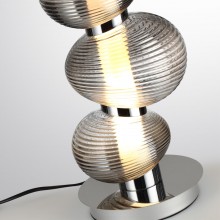 ODEON LIGHT 5096/12TL L-VISION ODL25 419 хром/дымчатый градиент/металл/стекло Настольная лампа LED 1