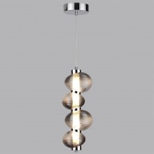 ODEON LIGHT 5096/17L L-VISION ODL25 419 хром/дымчатый градиент/металл/стекло Подвес LED 17W 4000K 26