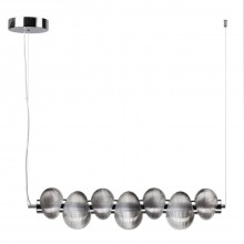 ODEON LIGHT 5096/24L L-VISION ODL25 419 хром/дымчатый градиент/металл/стекло Подвес линейный LED 24W