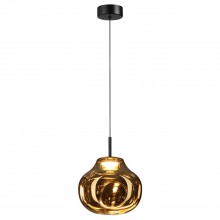 ODEON LIGHT 5097/4LA PENDANT ODL25 421 черный/золотой/металл/стекло Подвес LED 4W 4000K 388Лм VASO