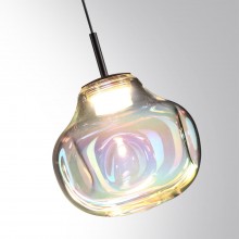 ODEON LIGHT 5097/4LB PENDANT ODL25 421 черный/бензиновый/металл/стекло Подвес LED 4W 4000K 388Лм VAS