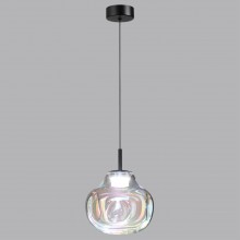 ODEON LIGHT 5097/4LB PENDANT ODL25 421 черный/бензиновый/металл/стекло Подвес LED 4W 4000K 388Лм VAS