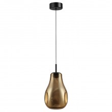 ODEON LIGHT 5098/4LA PENDANT ODL25 423 черный/золотой/металл/стекло Подвес LED 4W 4000K 388Лм NAVE