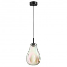 ODEON LIGHT 5098/4LB PENDANT ODL25 423 черный/бензиновый/металл/стекло Подвес LED 4W 4000K 388Лм NAV