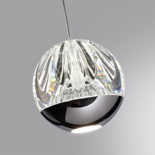 ODEON LIGHT 5100/5L L-VISION ODL25 хром/прозрачный/акрил Подвес 