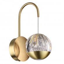 ODEON LIGHT 5101/5WL L-VISION ODL25 под латунь/прозрачный/акрил Бра LED 5W 4000K 300Лм SONO