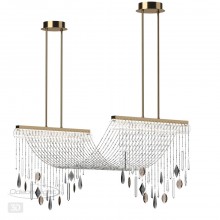 ODEON LIGHT 5420/48L HALL ODL_EX25 79 античная бронза/металл/стекло/хрусталь Люстра LED 2*24W (два в