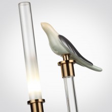 ODEON LIGHT 5431/2TL L-VISION ODL_EX25 125 золотой(под латунь)/белый градиент/беж./зеленый/ металл/с