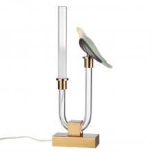 ODEON LIGHT 5431/2TL L-VISION ODL_EX25 125 золотой(под латунь)/белый градиент/беж./зеленый/ металл/с