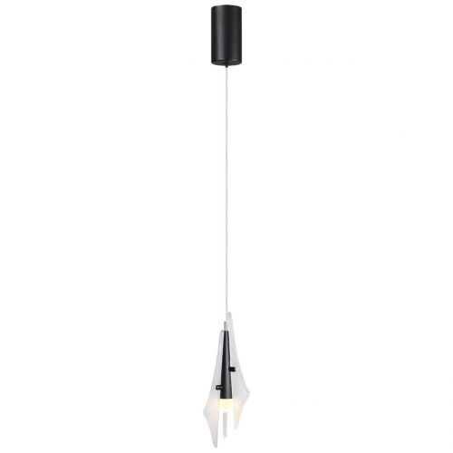 ODEON LIGHT 5442/6LA L-VISION ODL_EX26 черный/бел.матовый/металл/стекло/акрил Подвес LED 6W 3000K 63
