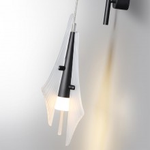 ODEON LIGHT 5442/6WLA L-VISION ODL_EX26 черный/бел.матовый/металл/стекло/акрил Бра LED*6W 3000K 633Л