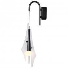 ODEON LIGHT 5442/6WLA L-VISION ODL_EX26 черный/бел.матовый/металл/стекло/акрил Бра LED*6W 3000K 633Л