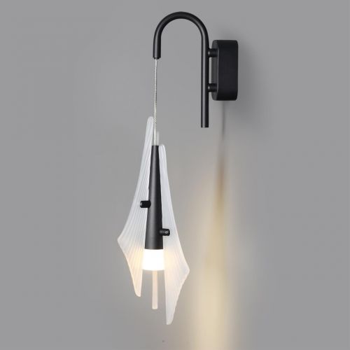 ODEON LIGHT 5442/6WLA L-VISION ODL_EX26 черный/бел.матовый/металл/стекло/акрил Бра LED*6W 3000K 633Л