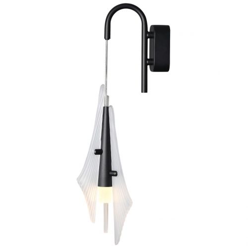ODEON LIGHT 5442/6WLA L-VISION ODL_EX26 черный/бел.матовый/металл/стекло/акрил Бра LED*6W 3000K 633Л