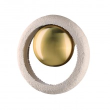 ODEON LIGHT 5443/1W HIGHTECH ODL_EX25 111 сатинированн.латунь/беж./металл/полирезин Настенный светил