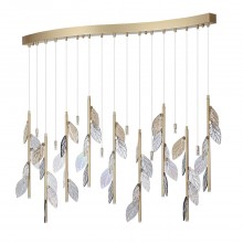 ODEON LIGHT 5445/17 L-VISION ODL_EX25 75 матов.золото/дымч/прозрачн/коньячн/бензинов./металл/стекло 