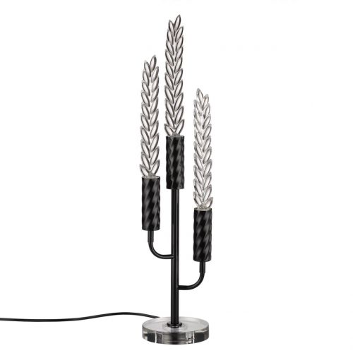 ODEON LIGHT 5459/9TL L-VISION ODL_EX26 черный глянцевый/прозрачн./металл/стекло/хрустальное стекло Н
