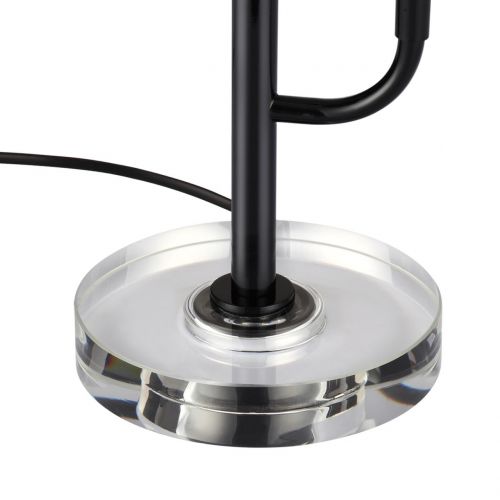 ODEON LIGHT 5459/9TL L-VISION ODL_EX26 черный глянцевый/прозрачн./металл/стекло/хрустальное стекло Н