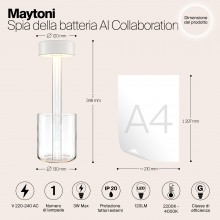 Аккумуляторный светильник Maytoni MOD229TL-L3W3K1