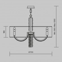 Подвесной светильник Maytoni DIA008PL-06CH