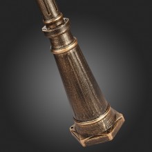 SL082.205.03 Светильник уличный наземный ST-Luce Бронза/Бронза, Прозрачный E27 3*60W