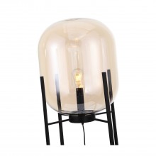 SL1050.525.01 Торшер ST-Luce Черный/Коньячный E27 1*40W (из 2-х коробок)