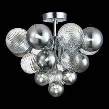 SL1124.102.10 Люстра потолочная ST-Luce Хром/Дымчатый,Прозрачный G9 10*5W (из 2-х коробок)