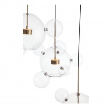 SL1133.203.03 Светильник подвесной ST-Luce Белый,Латунь/Прозрачный LED 3*14W 3000K  (из 4-х коробок)