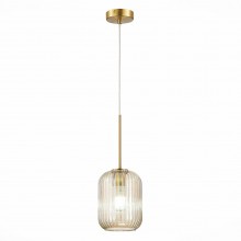 SL1154.333.01 Светильник подвесной ST-Luce Латунь/Коньячный E27 1*60W