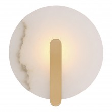 SL1195.301.01 Светильник настенный ST-Luce латунь/алебастр LED 1*5W 3000K